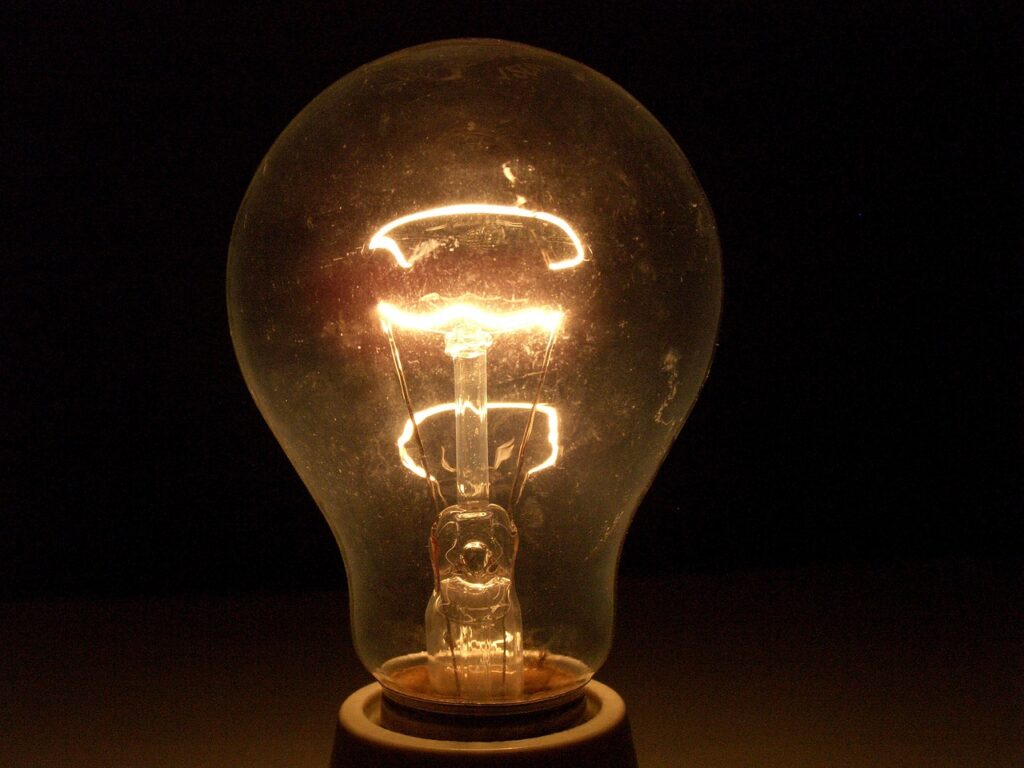 light bulb, light, illumination